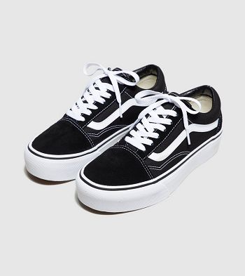 Botasky Vans Old Skool Platform Old Skool Platform - Damske Topanky Čierne | RFE-947631